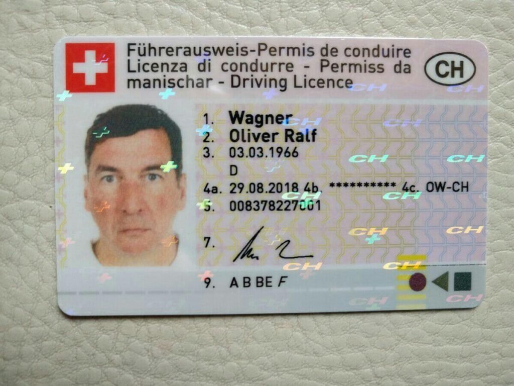 Buy Swiss Driving LIcense
